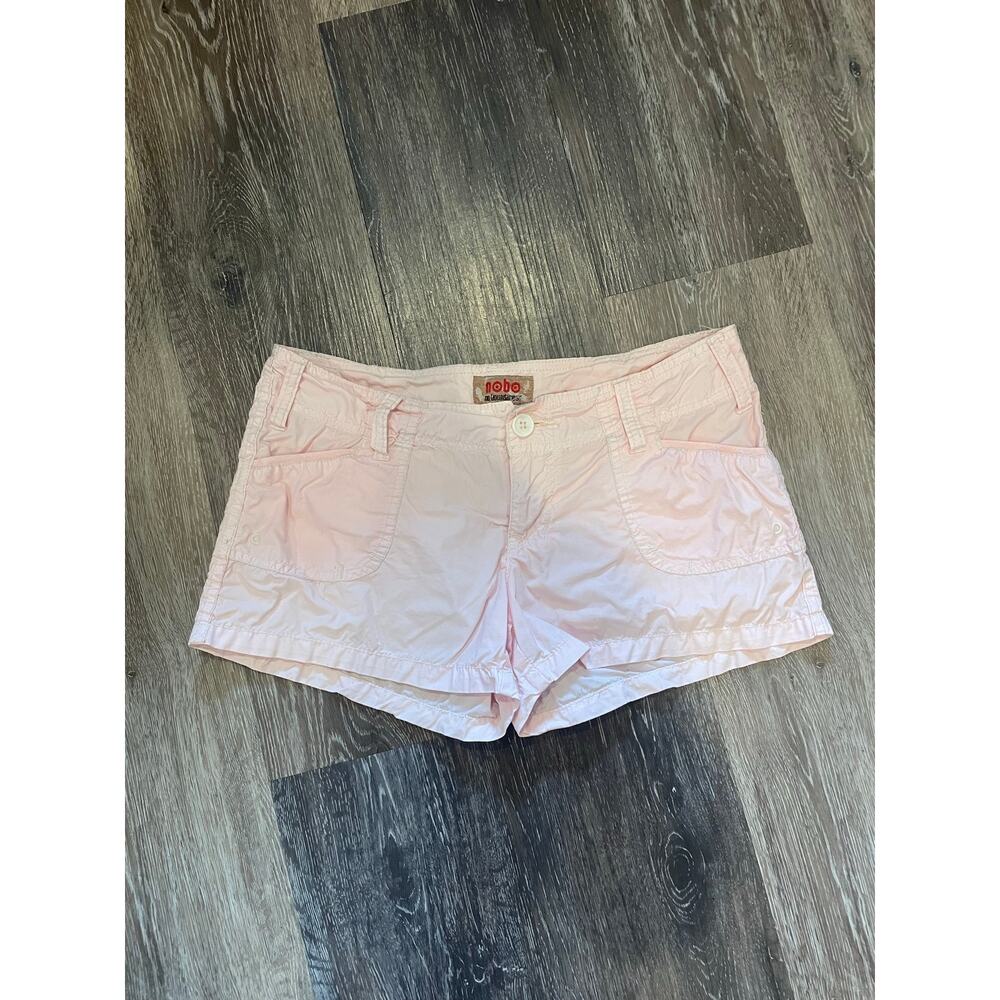 light pink vintage y2k no boundaries shorts